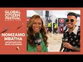 Nomzamo Mbatha chats to Rauw Alejandro backstage | Global Citizen Festival NYC 2024