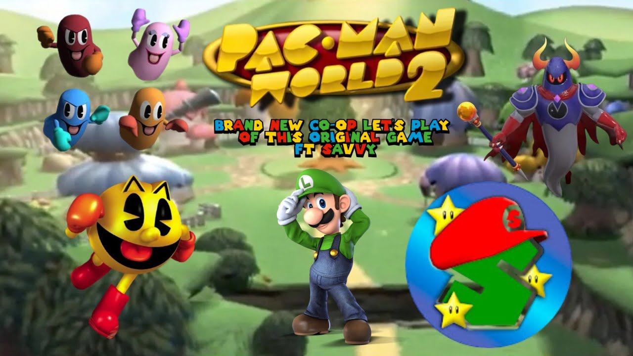 Pac Man World 2 Live Stream Full Playthrough CO-OP Ft Savvy Returning ...