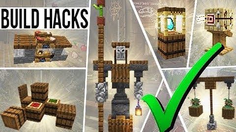 NEW Minecraft 1.14 Build HACKS & Tips!