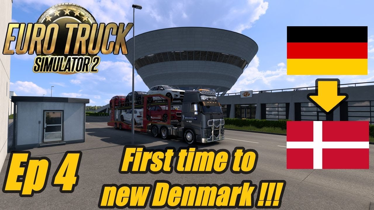 First time to new Denmark| Euro Truck Simulator 2 Cargo Delivery Ep 4 