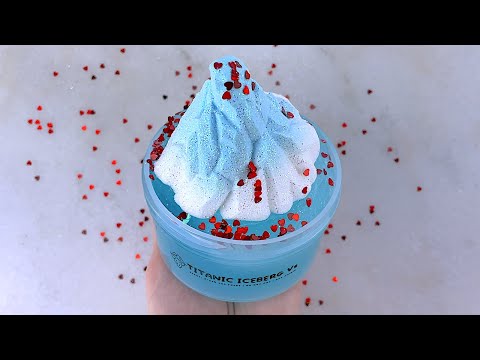 Slime ASMR: Titanic Iceberg 🧊 #slime #asmr #slimeasmr #satisfying