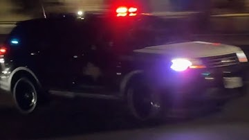 Texas DPS Ford Explorer, Tahoe Responding Code 3 With Kendall County Sheriff 