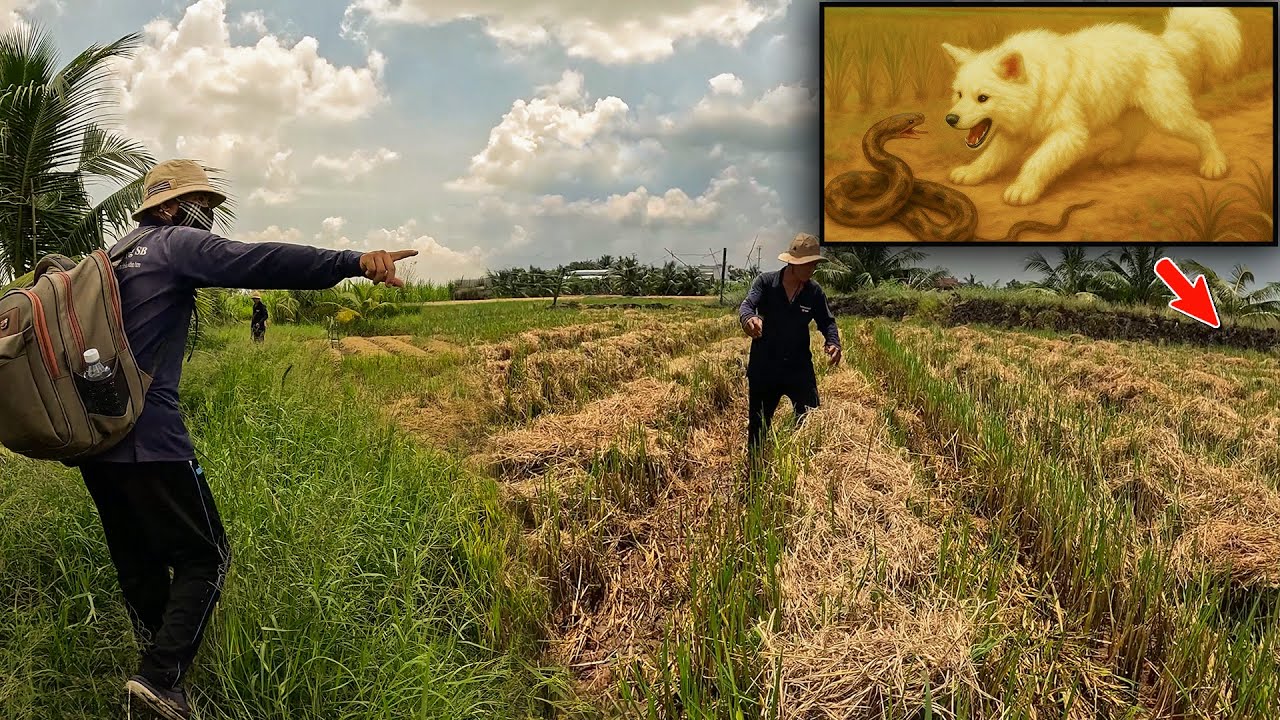 Chú Chó Đang Giữa Đồng Đã Giúp Chúng Tôi Tóm Được Một Con Rắn Lớn | TGSB 