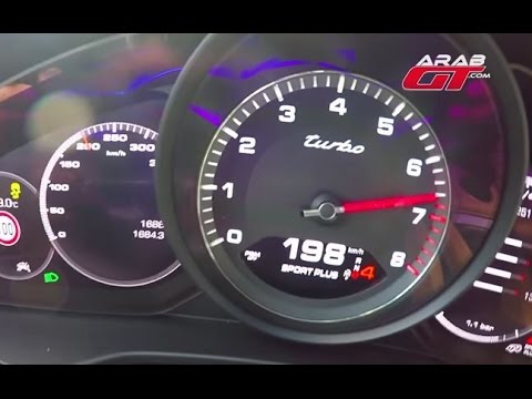 Porsche Panamera Turbo 2017 Acceleration تسارع بورش باناميرا تيربو 2017