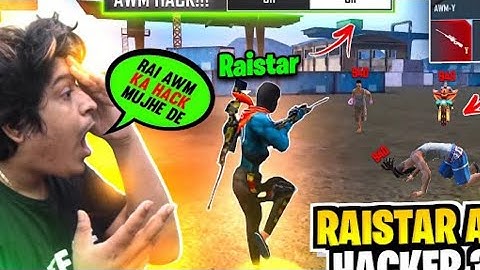 Raistar First Time AWM GamePlay 1 🆚 3 Hacker Exposed In Free Fire