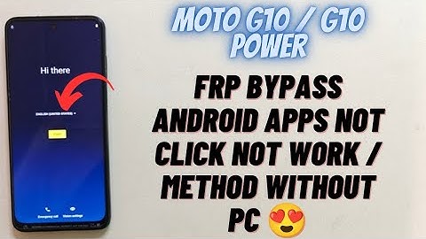 Moto G10 / G10 Power FRP Bypass 2025 | Google Lock Remove Without PC | Latest Method
