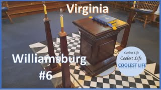 Masonic Lodge - Williamsburg #6 - Virginia, Awesome colonial style lodge inside and out.