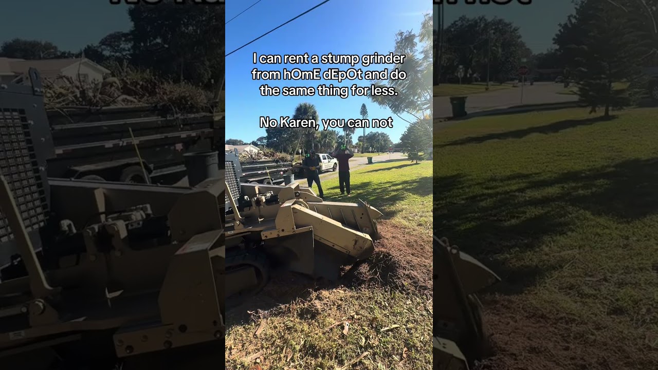 Home Depot Stump Grinder?!