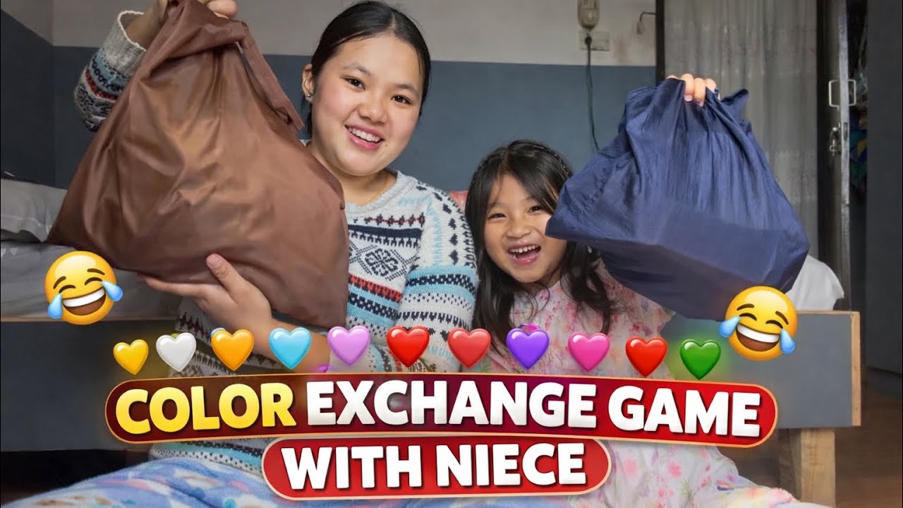 Who Got the Best Color Gift? 🎁 Color Exchange Game With Niece