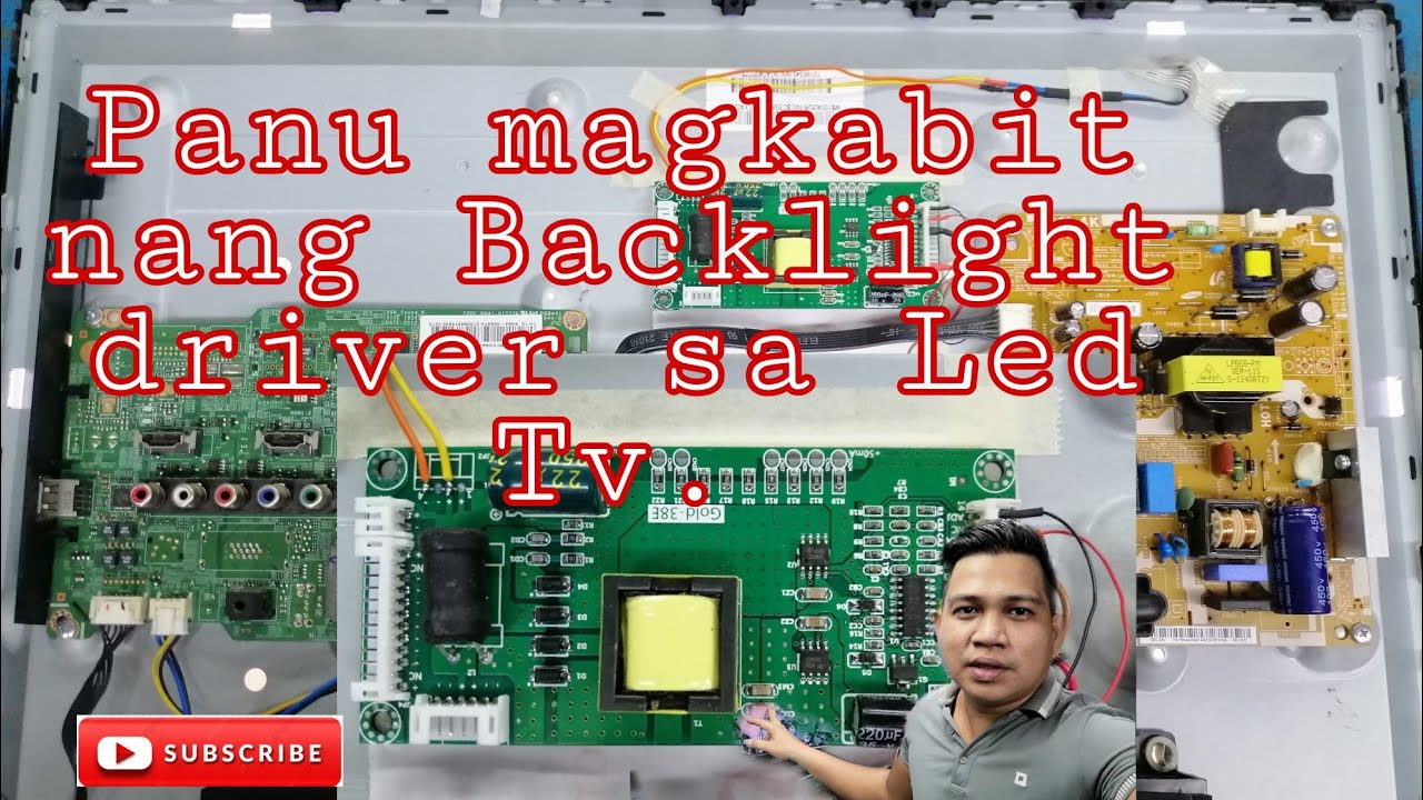 Backlight Driver Installation in Samsung 26 Led Tv. YouTube