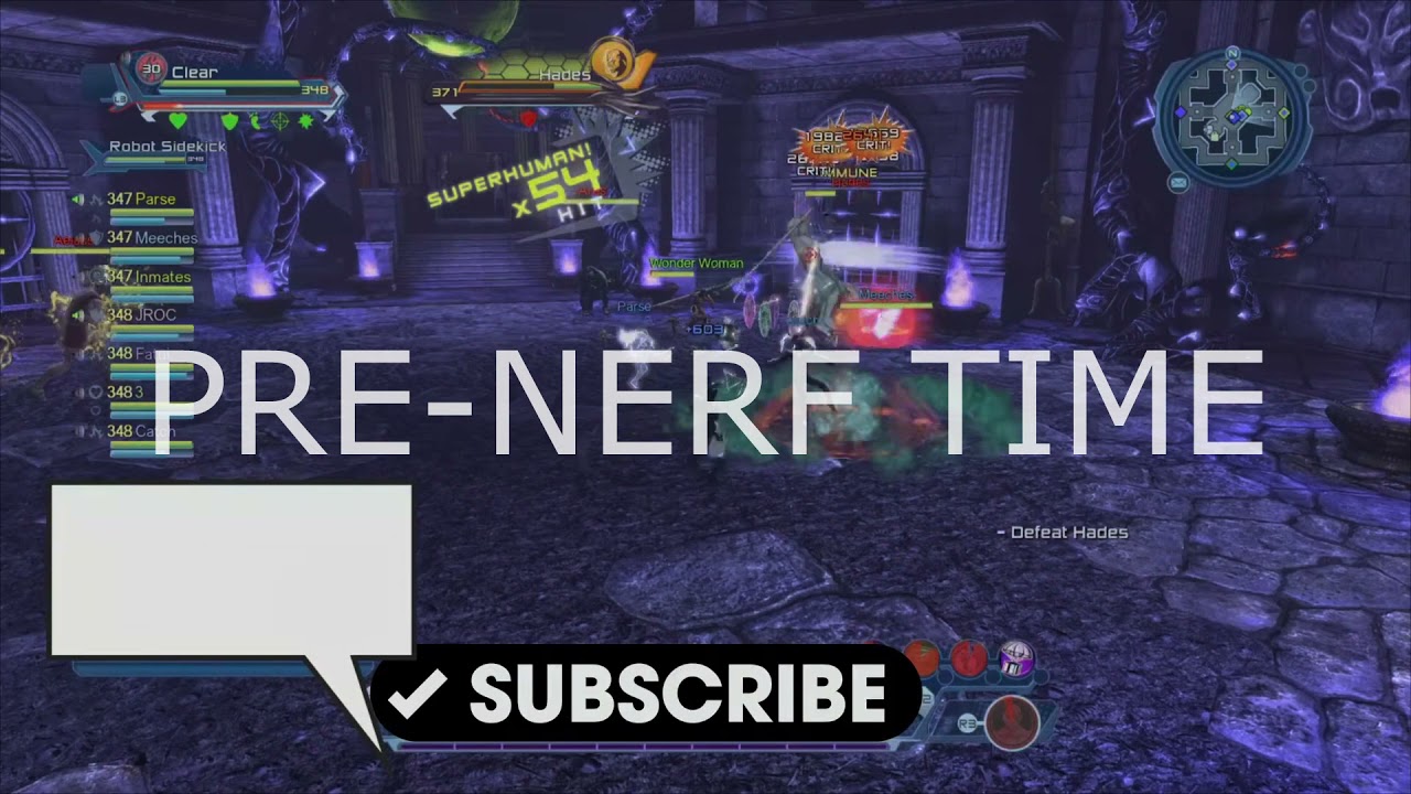 DCUO TOTDE SPEED RUN PRE-NERF @ WORTH