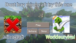 Dont buy minecraft try this one Worldsurvival 1.14 version gameplay screenshot 5