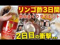 【神回】3日間リンゴ酢飲みまくってダイエットした結果...。