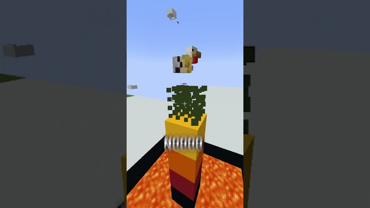 Xiaro adivina el mob para salvar a pollo #shorts #minecraft