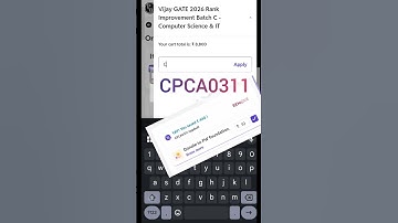 Pw Vijay Gate 2026 Rank Improvement Batch Coupon Code🤑!!#pwcouponcode#gate2026 #gatewallah#gate #pw