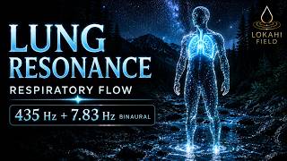 Lung Resonance 435 Hz + 7.83 Hz | Respiratory Flow & Thoracic Release | Lokahi Field