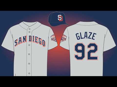 san diego padres jersey history