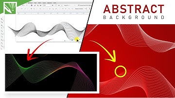 [PEMULA] Cara MUDAH Desain BACKGROUND Gelombang ABSTRAK (Abstract Background Tutorial) CorelDRAW X7