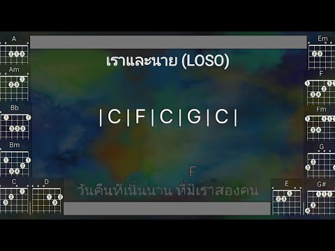 เราและนาย (LOSO) คาราโอคอร์ด [Cover เสียงกีตาร์แทนเสียงร้อง เพื่อฝึกร้องและเล่นดนตรี]