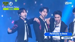 [REPLAY PERFORMANCE CHALLENGE] ENHYPEN - PERMISSION TO DANCE (Original song by. BTS) | KCON 2022 LA