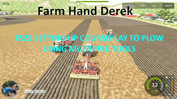 FS25 Setting up courseplay with multiple tools