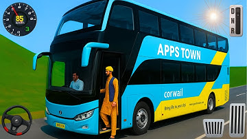 Offroad City Coach Bus Driving Game | Uphill Real Bus Drive 3D Simulator Game | Android GamePlay