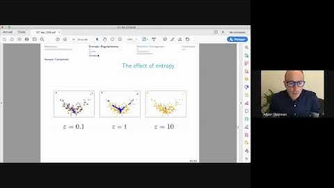 Aude Genevay - Learning with Entropy-Regularized Optimal Transport
