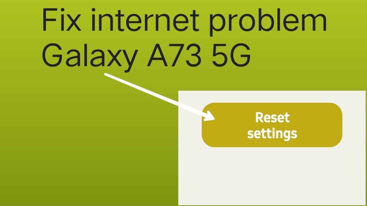 Fix internet not working in App Samsung galaxy A73 5g, how to solve ...