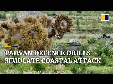 Taiwan military drill simulates coastal attack amid rising tensions with mainland China