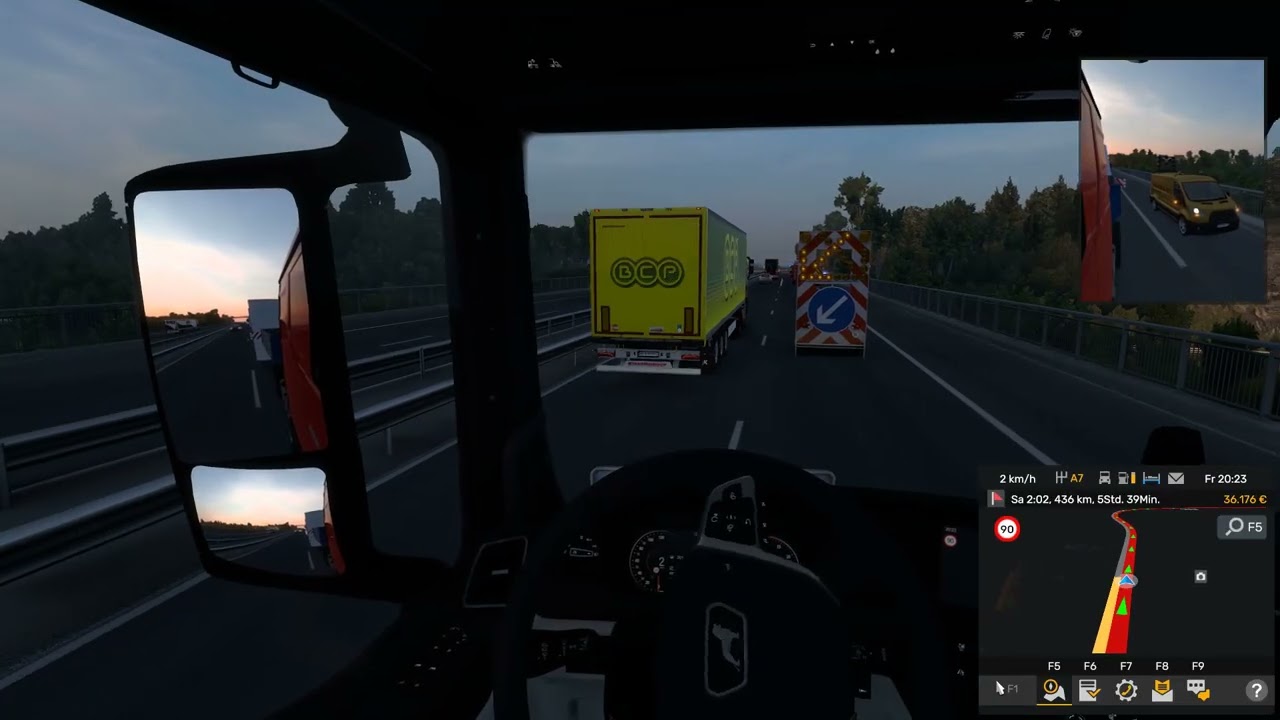 Euro Truck Simulator 2 - Lets Play #011 Leergerüst nach Le Havre