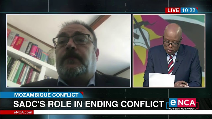 Sadc's role in ending conflict