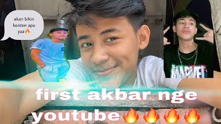 FIRST AKBAR NGE YOUTUBE