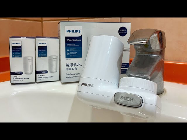 Update in the comments] Philips AWP3703 On Tap Water Filter Review and Demo  