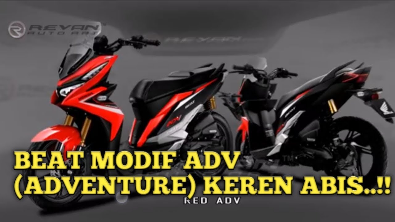 HONDA BEAT STREET MODIF KONSEP ADV ADVENTURE BY REVAN ART YouTube