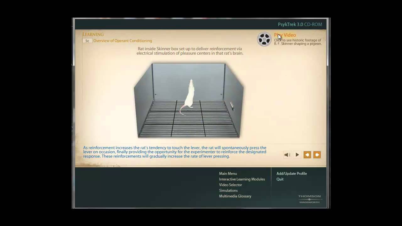 (Foster) Operarnt Conditioning Part 1