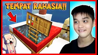 CHALLENGE BANGUN RUANG RAHASIA !! TAPI ATUN PAKAI CHEAT PRANK SI MOMON   !! Feat @sapipurba Minecraft