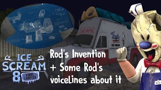 Rod's Invention In Ice Scream 7   Voicelines About It