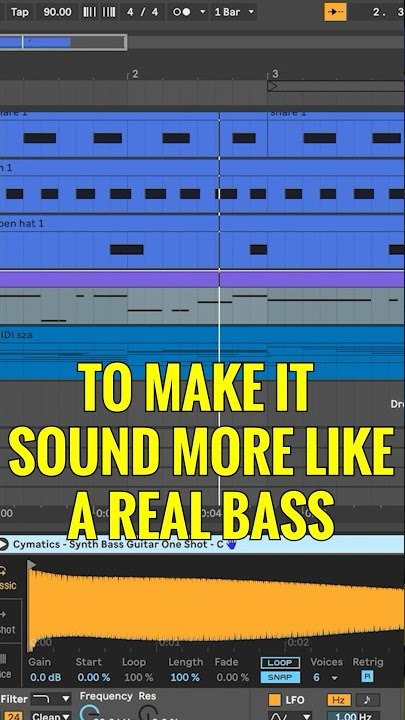 Make your MIDI bass sound real
