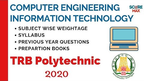 TRB POLYTECHNIC | Computer Science& Information Technology | Syllabus | Weightage | Books | SCOREMAX