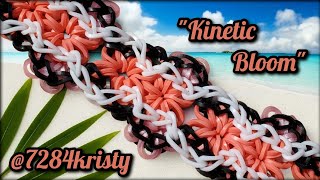Kinetic Bloom Rainbow Loom Bracelet Tutorial|6 bars total