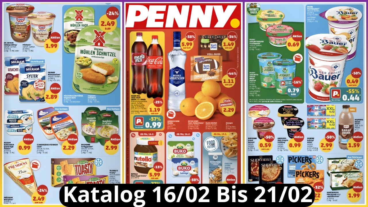 PENNY Deutschland | Neuer Prospekt vom 16/02/26 bis 21/02/26 | Angebote & Aktionen #penny #prospekt