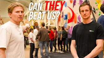 Challenging the STRONGEST climbers in the gym - Can they beat us?