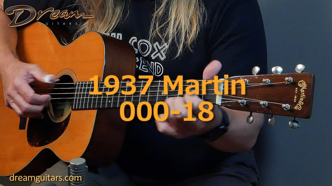 1937 Martin 000-18, Mahogany & Adirondack Spruce - YouTube