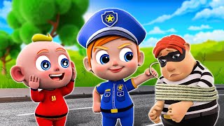 Police Officer Song  My Brother Is A Policeman | Kids Songs & More Nursery Rhymes | Songs for KIDS