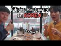 Korean Guys React to Filipino Restaurant (ENG SUB) | Mukbang