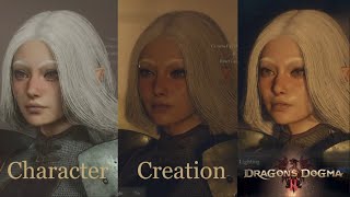 Dragon’s Dogma 2 Character Creation Sliders for Female Elf 【ドラゴンズドグマ2】