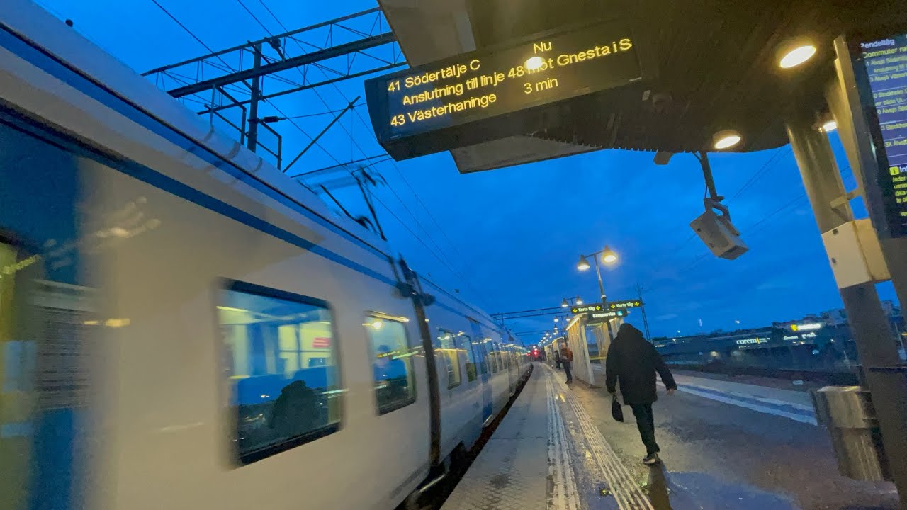 Måndag den 30 december 2024 08:20 - 08:26 mot: Södertälje C. Årstaberg - Älvsjö.