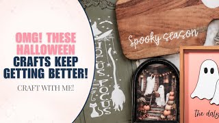 Craft With Me! | Making ALL the Halloween Things! 🎃👻