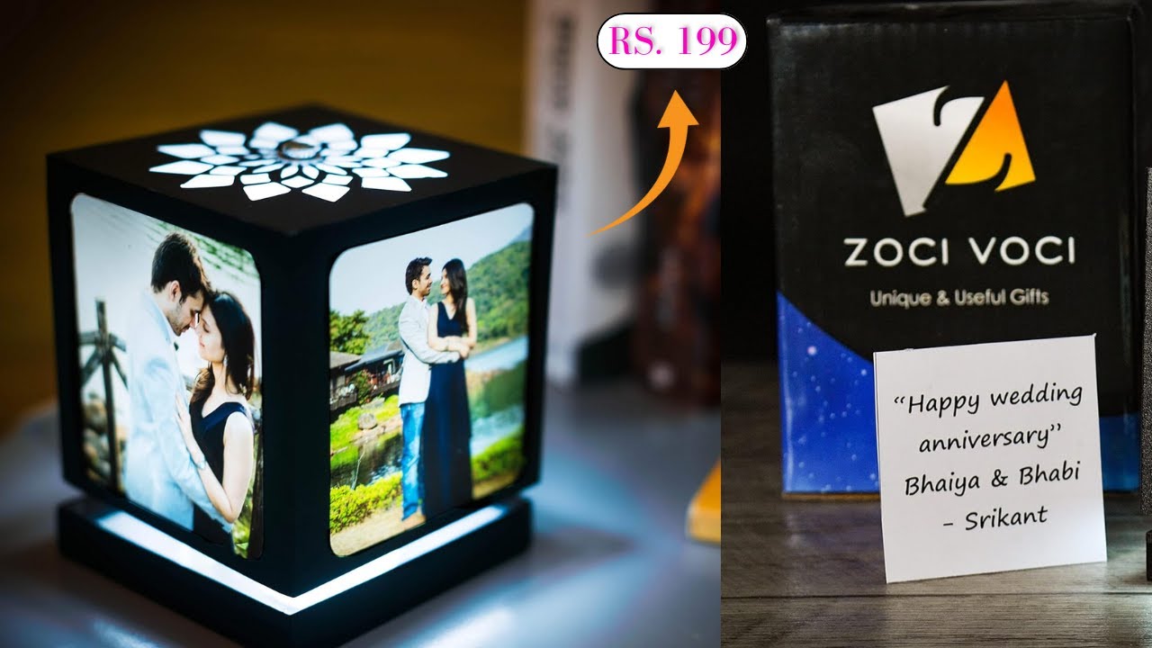 Best Lighting Photo Frame With Rotating | Led Photo Frame Light Box ...