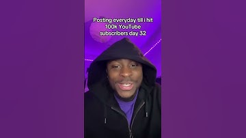 Posting everyday till i hit 100k YouTube subscribers day 32#dayoforpresident #fyp #youtube